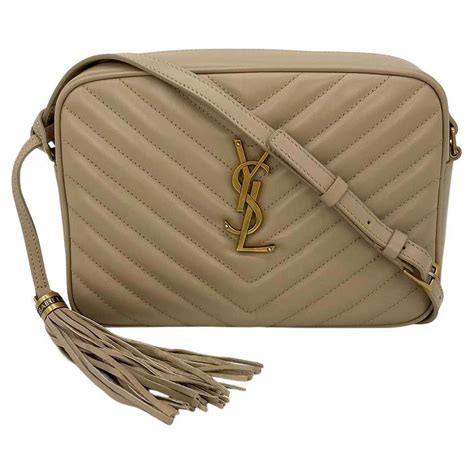 ysl camera bag dark beige|ysl camera bag with pocket.